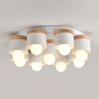 Люстра потолочная Imperiumloft BERGSTEN01 белый, дерево матовый 219751-26