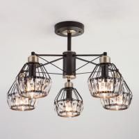 Потолочная люстра Eurosvet Lord 70075/5 черный 00000083338