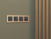 Комплект механизма 2-клавишного перекрестного выключателя 10A-250V Ambrella Volt Alfa MA903030