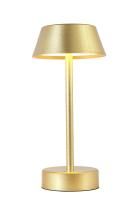 Настольная светодиодная лампа Crystal Lux SANTA LG1 GOLD