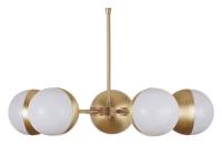 Люстра на штанге Imperiumloft Copper Light Chandelier 5 40.1494 75419-22