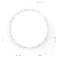 Светорегулятор встраиваемый VOLTUM S70 поворотно-нажимной 600 Вт, (белый матовый) VLS070302