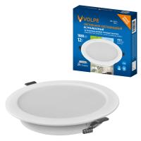 Светильник встраиваемый светодиодный Volpe ULM-Q237 12W/4000K WHITE 013161
