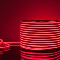 Гибкий неон 220V 9,6W 120Led односторонний красный, 50м Elektrostandard LS001 220V a040595