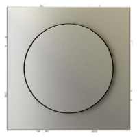 Светорегулятор встраиваемый VOLTUM S70 поворотно-нажимной 600 Вт, (шелк) VLS070304