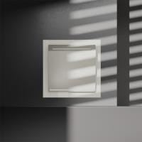 Выключатель двухклавишный встраиваемый карточный 16А Voltum S80 (кашемир) VLS010703