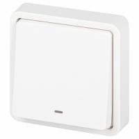 Переключатель одноклавишный с подсветкой ЭРА Эксперт 11-1527-01 Б0063253