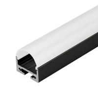 Профиль с экраном Arlight SL-LINE-2011M-2500 BLACK+OPAL ROUND 027992