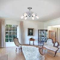 Потолочная люстра Eurosvet Ginevra 22080/6 хром 00000055941