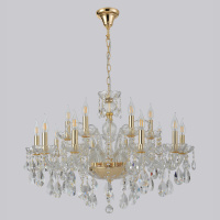 Люстра подвесная Crystal Lux MONICA SP10+5 GOLD