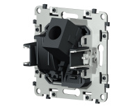 Механизм розетки компьютерной + TV оконечной RJ-45 (8P8C) CAT6 1000 Base-T/50-870 MHz 1dB с автоматической защитной шторкой Ambrella Volt VM VM195