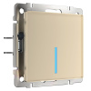 Сенсорный выключатель одноклавишный с функцией Wi-Fi Werkel a048328 a048328