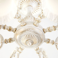 Потолочная люстра Eurosvet Campina 60107/8 белый с золотом a045773