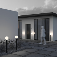 Уличный архитектурный светильник Maytoni Bold O598FL-01B