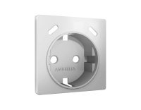 Лицевая панель ALFA для электрической розетки с заземлением со шторками Ambrella Volt ALFA AP4105