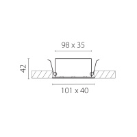 Светильник встраиваемый светодиодный Lightstar Guarda 082146