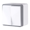 Выключатель двухклавишный Werkel Gallant WL15-03-02 a036774