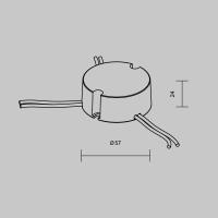 Источник тока (драйвер) 15Вт 10-42В Maytoni Dali Lighting control 721030