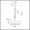 Подвесная люстра Odeon Light Fabo 2767/4