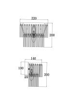 Настенный светильник Maytoni Colonne MOD093WL-01CH