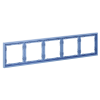Рамка пластиковая на 5 постов Voltum S337 (деним) VLS100515
