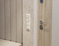 Комплект механизма 2-клавишного перекрестного выключателя 10A Ambrella Volt Omega MO323030