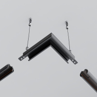 Угол для круглого низкопрофильного шинопровода Maytoni Exility TRAM034CL-R-41B