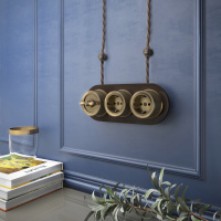 Розетка с заземлением бронзовая Ретро Werkel Ретро W5771012 4690389166549 a050768 Розетка с заземлением бронзовая Ретро Werkel Ретро W5771012 4690389166549 a050768