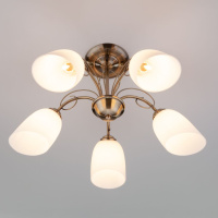 Потолочная люстра Eurosvet Stefanie 30107/5 античная бронза 00000078347