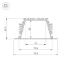 Профиль Arlight KLUS-POWER-RW70FS-2000 ANOD 019882 Профиль Arlight KLUS-POWER-RW70FS-2000 ANOD 019882