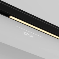 Трековый магнитный светодиодный светильник Maytoni LEVITY Basis TR190-1-5W2.7K-B