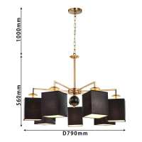 Подвесная люстра Favourite Diva 2822-7P