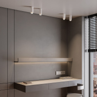 Светильник потолочный Elektrostandard Nubis 25012/01 GU10 белый