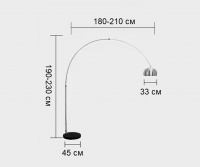 Торшер Kink Light Альфаси 7063,16 Торшер Kink Light Альфаси 7063,16