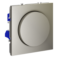 Светорегулятор встраиваемый VOLTUM S70 поворотно-нажимной 600 Вт, (шелк) VLS070304