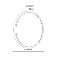 Светильник настенно-потолочный светодиодный Sonex ALFA BLACK 7660/32L