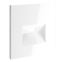 Накладка для розетки компьютерной RJ45 кат.6 Voltum S70 (белый глянцевый) VLS001301