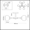 Люстра потолочная Lumion KODI 5647/6C