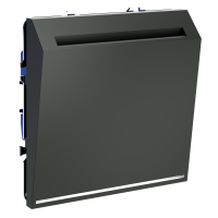 Выключатель встраиваемый карточный 16А Voltum S70 (титан) VLS010706