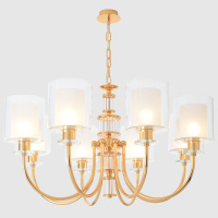 Люстра подвесная Crystal Lux ELENA SP8 GOLD