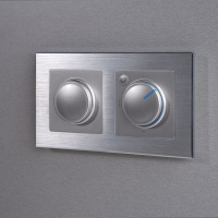 Рамка на 2 поста алюминий Werkel Aluminium W0021706 4690389158032 a050957