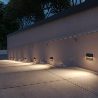 Уличный настенный светодиодный светильник Novotech SCALA 359725