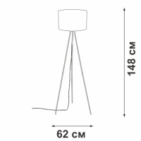 Торшер Vitaluce V2880-1/1P