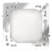 Заглушка VOLTUM S70 с суппортом, (белый глянцевый) VLS080101