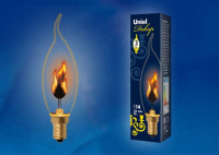 Лампа накаливания Uniel E14 3W золотистая IL-N-CW35-3/RED-FLAME/E14/CL UL-00002982