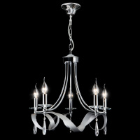 Подвесная люстра Eurosvet Adelia 60064/5 хром 00000082087