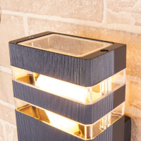 Уличный настенный светильник Elektrostandard 1450 TECHNO черный a032630