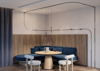 Трековый магнитный светодиодный светильник Maytoni LEVITY Basis TR190-1-5W3K-B