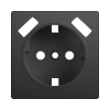 Накладка для розетки USB графит рифленая Werkel W1179504 4690389158667 a050746