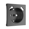 Накладка для розетки USB графит рифленая Werkel W1179504 4690389158667 a050746